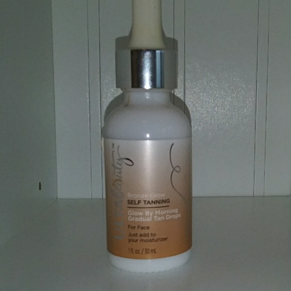 Sunless tanning drops for face